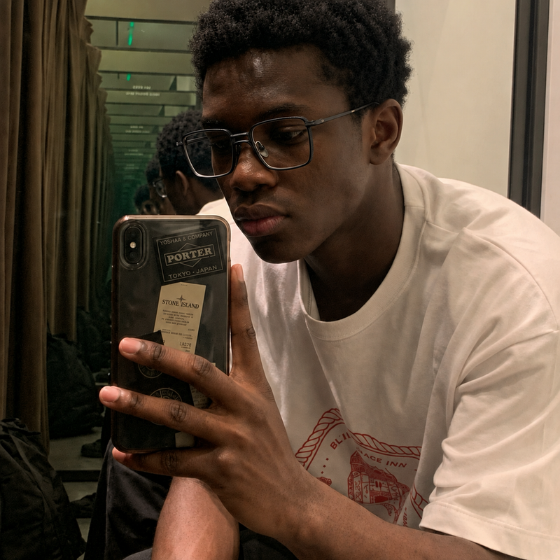 Prescription Eyeglasses | Lightweight Titanium Square Frame