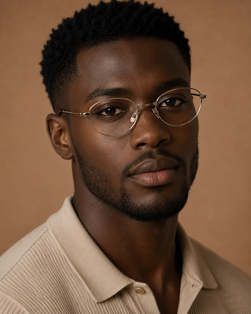 Prescription Glasses | Rimless Minimal Metal Frame