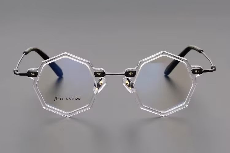 Prescription Glasses | Geometric Hexagonal β-Titanium Optical Frames