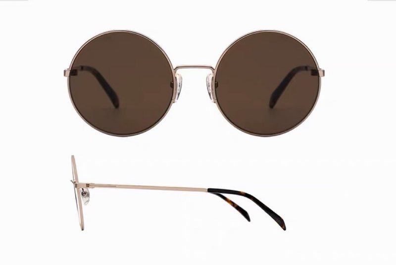 Sunglasses, Vintage Thin Metal Round