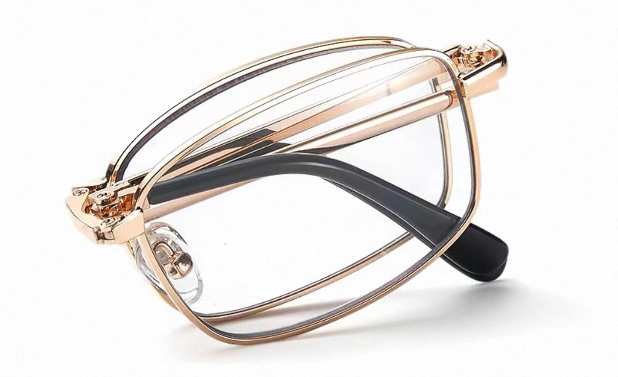 Foldable Multifocal Prescription Reading Glasses for Women