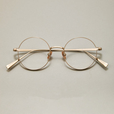 Prescription Glasses | Ultra-Light Round Titanium 11g Designer Frame
