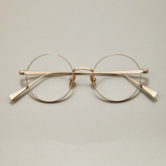 Prescription Glasses | Ultra-Light Round Titanium 11g Designer Frame