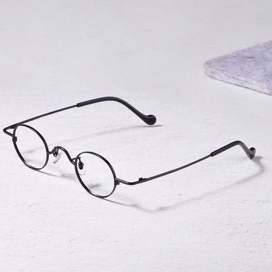 Vintage Mini Small Round Frame Prescription Reading Glasses
