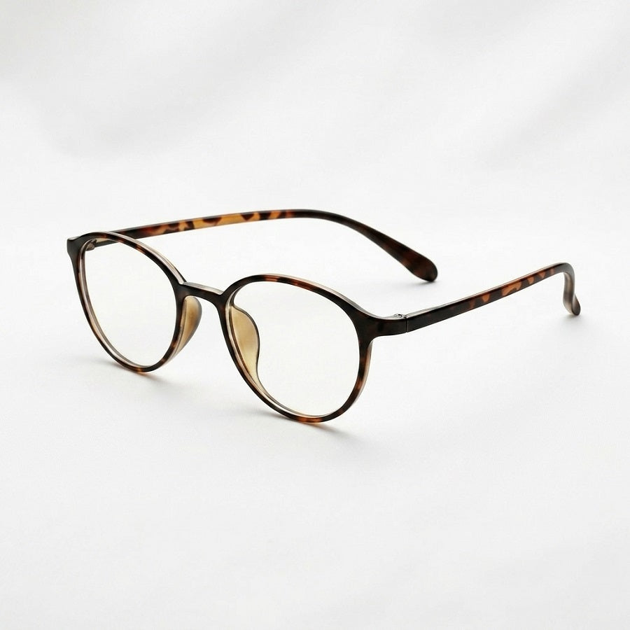 Prescription Reading Glasses, Ultra Light Round Optical Frame