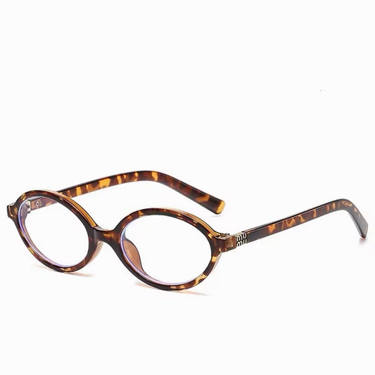 Prescription Reading Glasses, Elegant Mini Oval Acetate Eyewear