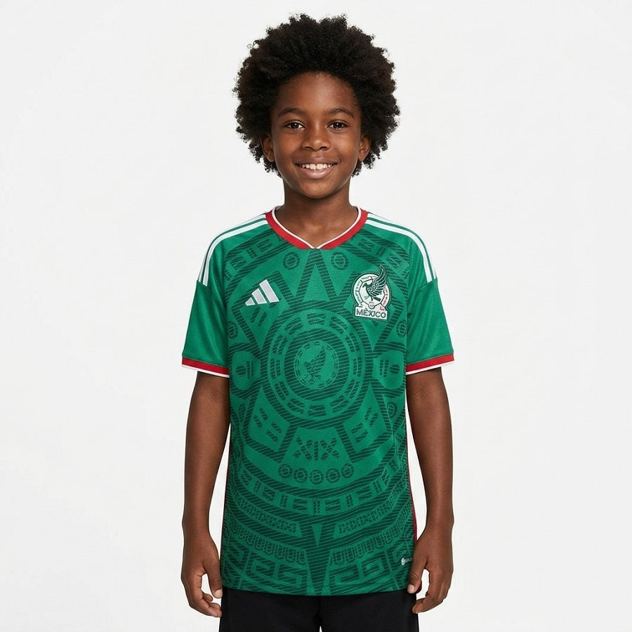 Mexico 2026 New Official Kids Home & Away Football Jersey Sets