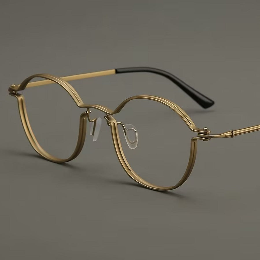 Prescription Glasses | Ultra Thin Wire Titanium Oval Optical Frames