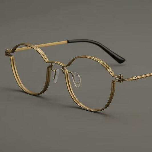 Prescription Glasses | Ultra Thin Wire Titanium Oval Optical Frames