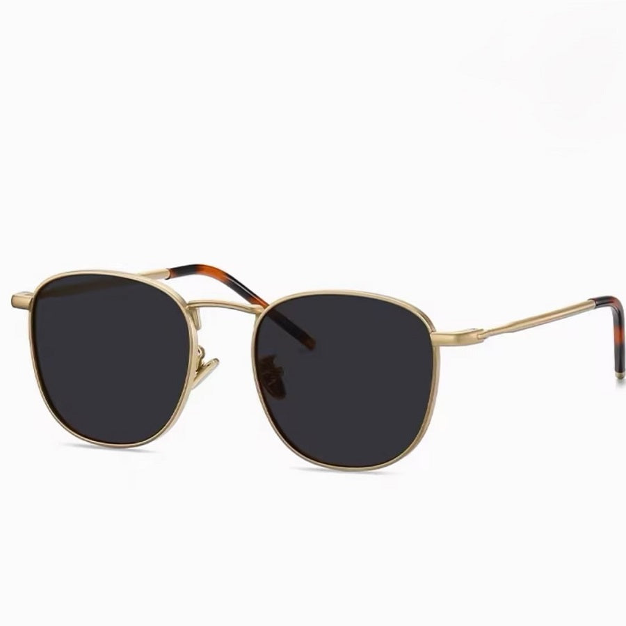 Prescription Sunglasses | Retro Square Round Metal