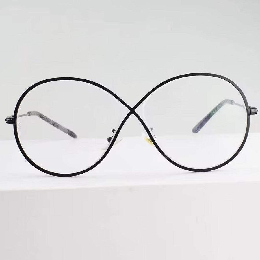 Prescription Glasses | Unique Infinity Eight-Shaped Metal Optical Frames