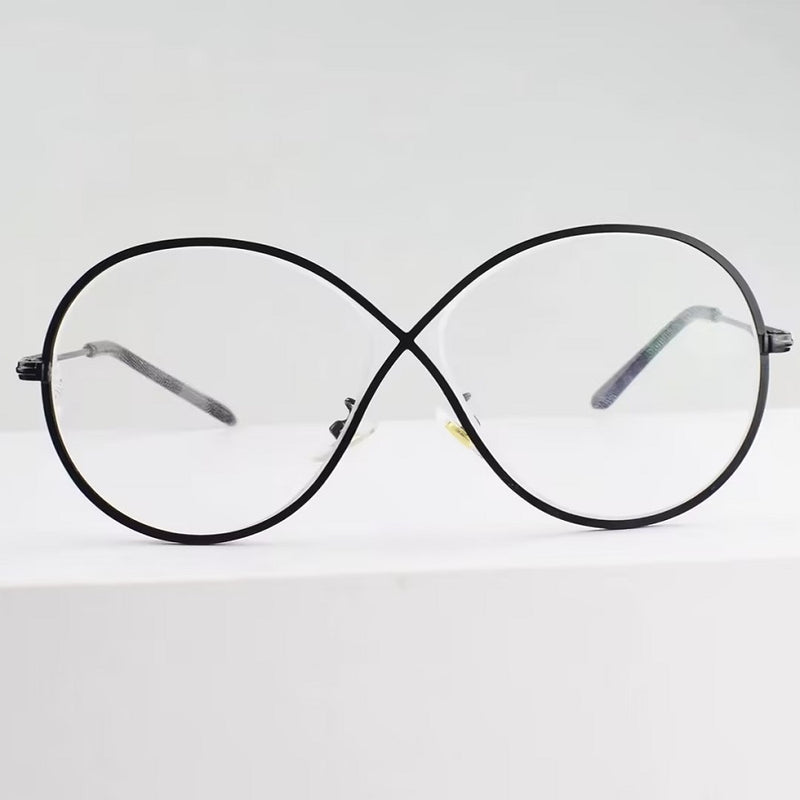 Prescription Glasses | Unique Infinity Eight-Shaped Metal Optical Frames
