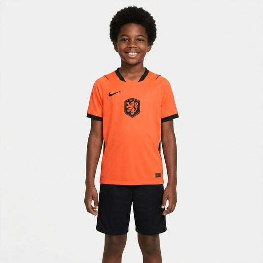 Netherlands 2026 New Official Kids Home & Away Football Jersey Sets