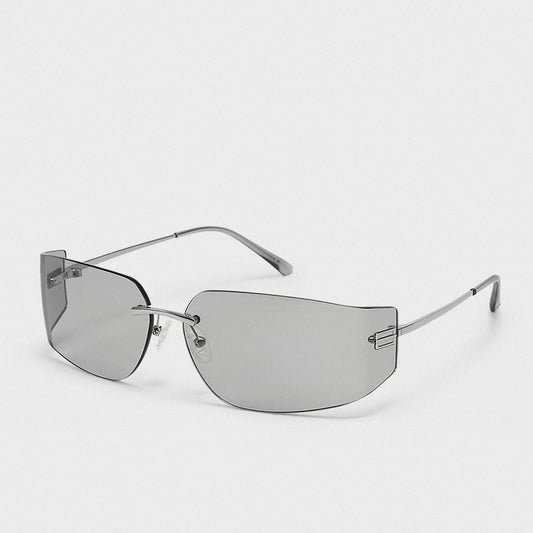 Sunglasses, Rimless Wrap-Around Nylon