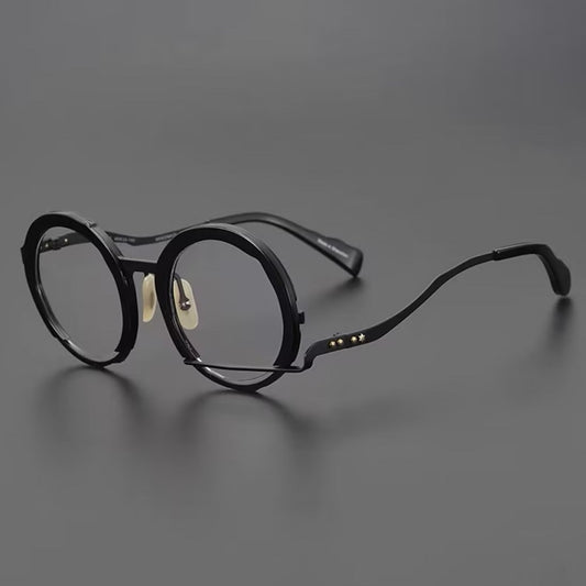 Prescription Glasses | Retro Double Layer Round Optical Frames