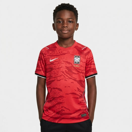 Korea 2026 New Official Kids Home & Away Football Jersey Sets