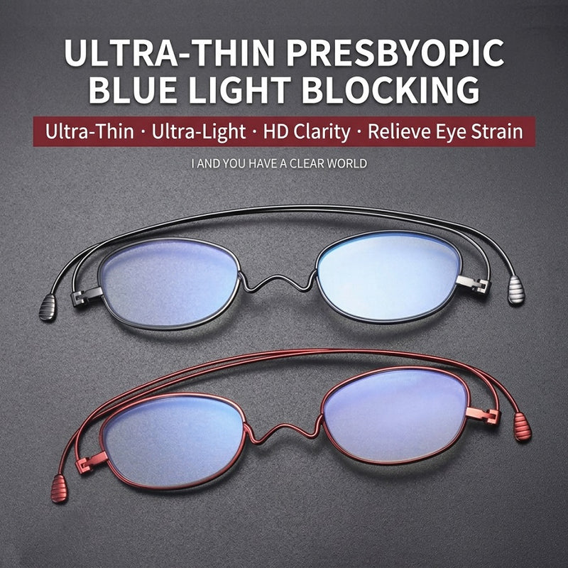 Prescription Reading Glasses, Ultra Thin & Ultra Light Frame