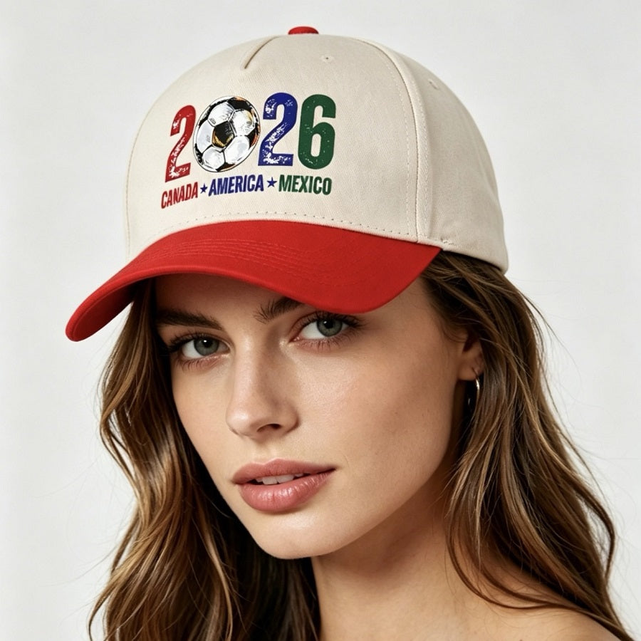 Two-Tone Baseball Cap, Multiple Brim Colors Optional