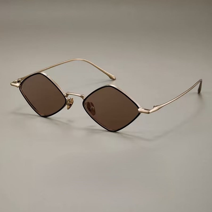 Prescription Sunglasses, Pure Titanium Diamond Decor Shades