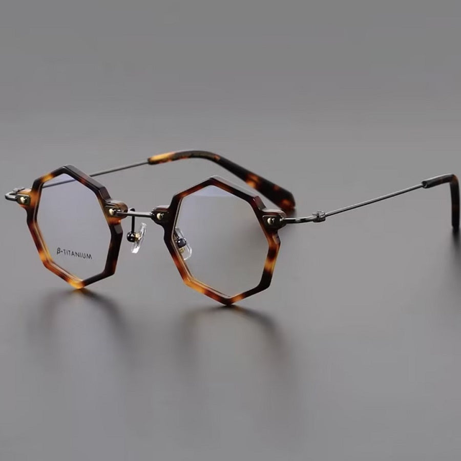 Prescription Glasses | Geometric Hexagonal β-Titanium Optical Frames