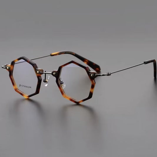 Prescription Glasses | Geometric Hexagonal β-Titanium Optical Frames