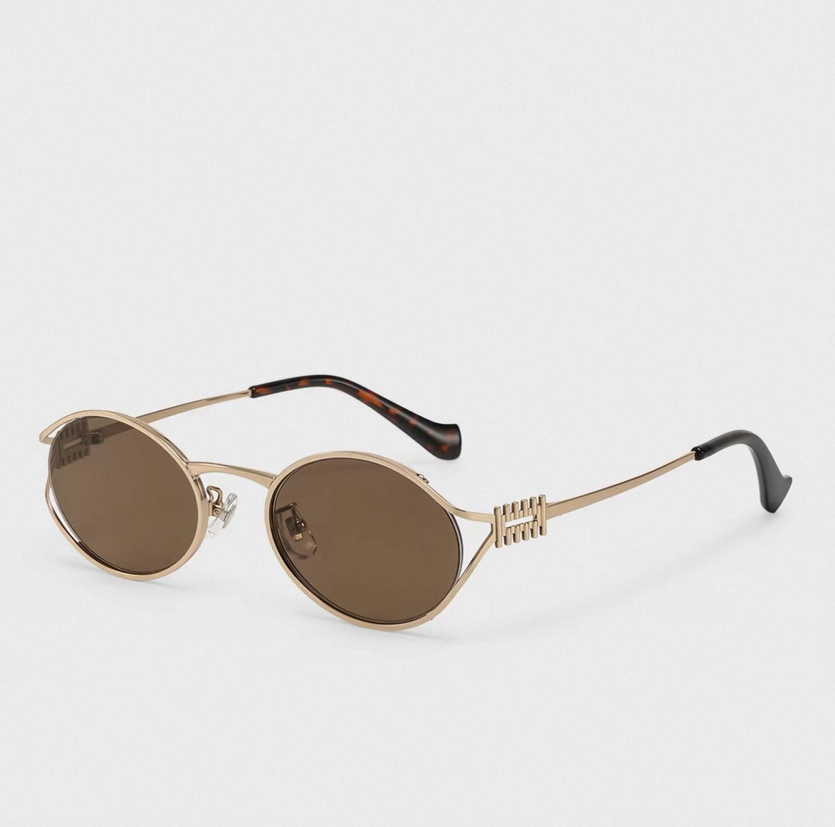 Prescription Sunglasses, Vintage Oval Metal