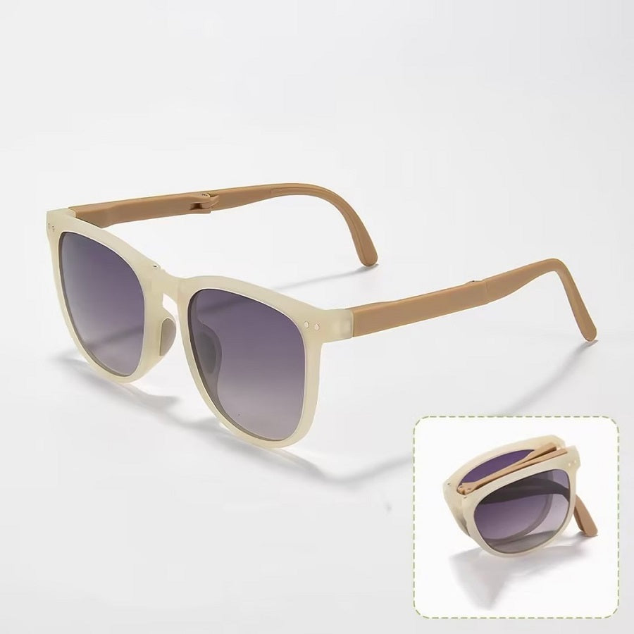 Prescription Sunglasses, Foldable Light Square TR90 Shades