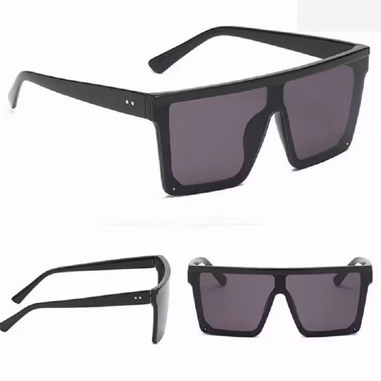 Sunglasses, Oversized Flat Top Square Eyewear