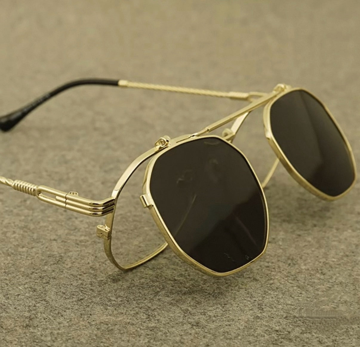 Prescription Sunglasses | Retro Dual-Layer Flip-Up Shades