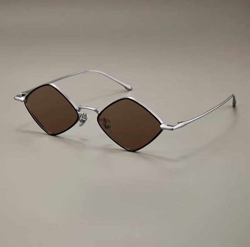 Prescription Sunglasses, Pure Titanium Diamond Decor Shades