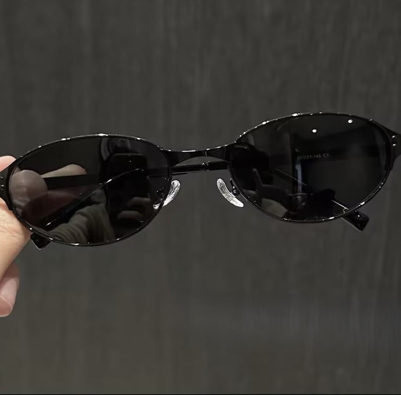 Prescription Sunglasses Tech Metallic Oval Frame
