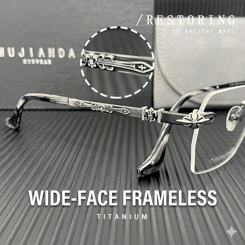 Prescription Men’s Eyeglasses | Vintage Rimless Photochromic Glasses