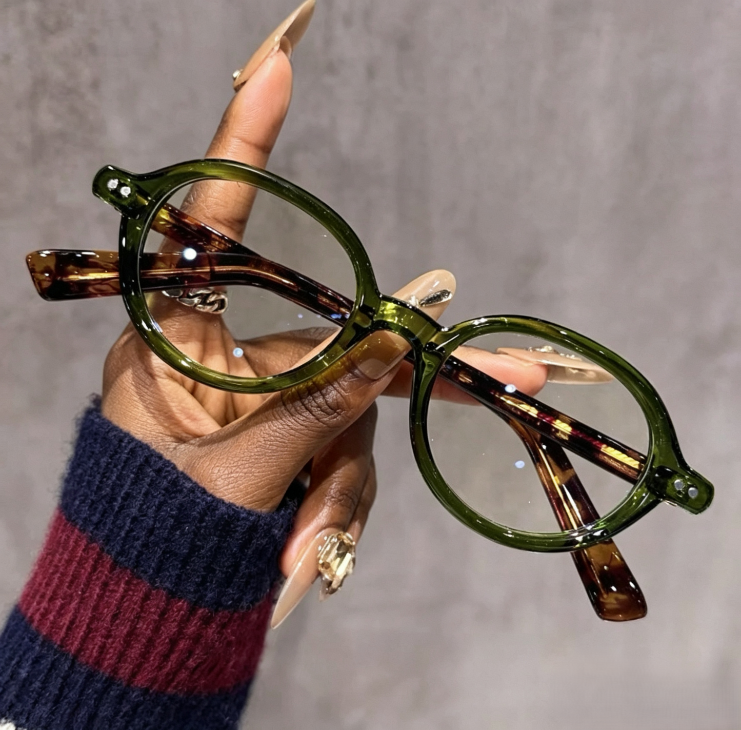 Prescription Reading Glasses | Vintage Oval TR90 Presbyopia Eyeglasses