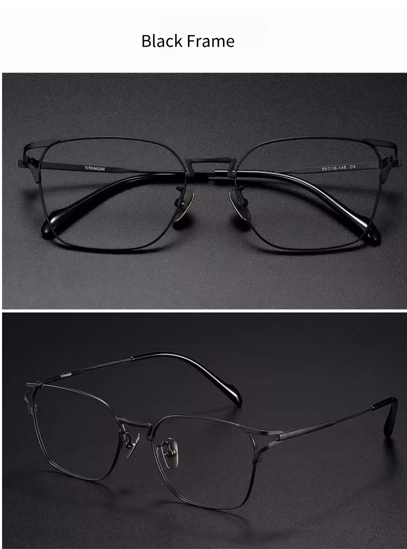 Prescription Glasses｜Photochromic Lenses, 3 Metal Frame Colors Optional