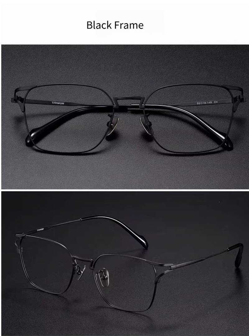 Prescription Glasses｜Photochromic Lenses, 3 Metal Frame Colors Optional