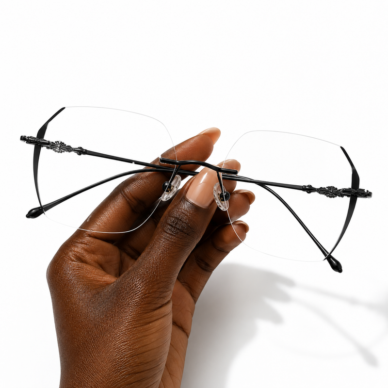 Prescription Glasses | Ultralight Rimless Pure Titanium Frame