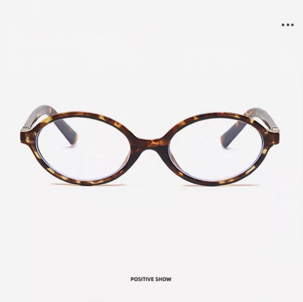 Prescription Reading Glasses, Elegant Mini Oval Acetate Eyewear
