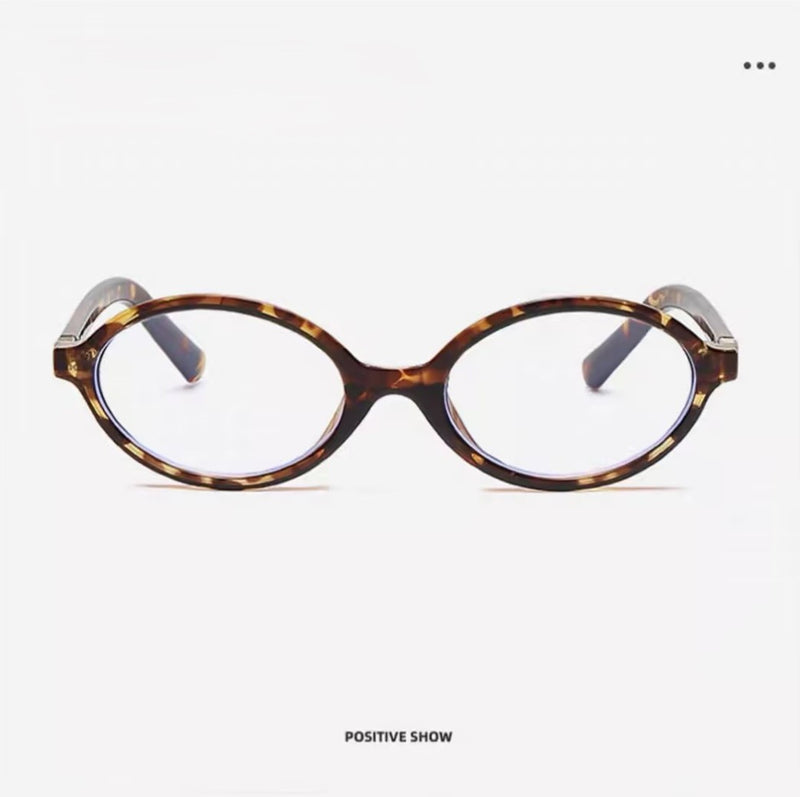 Prescription Reading Glasses, Elegant Mini Oval Acetate Eyewear
