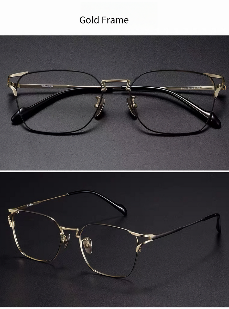 Prescription Glasses｜Photochromic Lenses, 3 Metal Frame Colors Optional