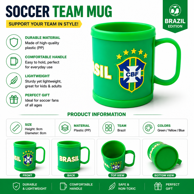 2026 World Cup National Team Ceramic Mug Fan Flag Print Souvenir Cup