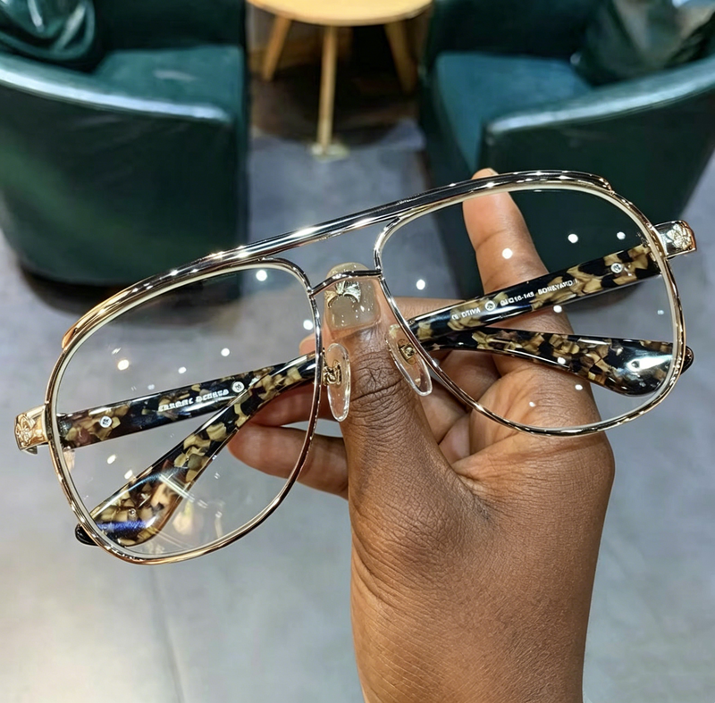 Prescription Glasses, Double Bridge Aviator Optical Frames