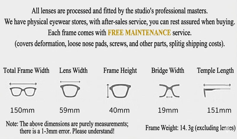 Prescription Men’s Eyeglasses | Vintage Rimless Photochromic Glasses