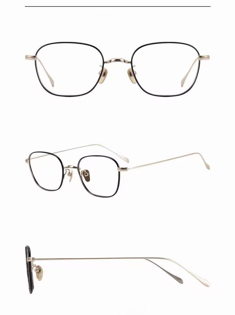 Prescription Glasses | Minimalist Lightweight Square Retro Frame