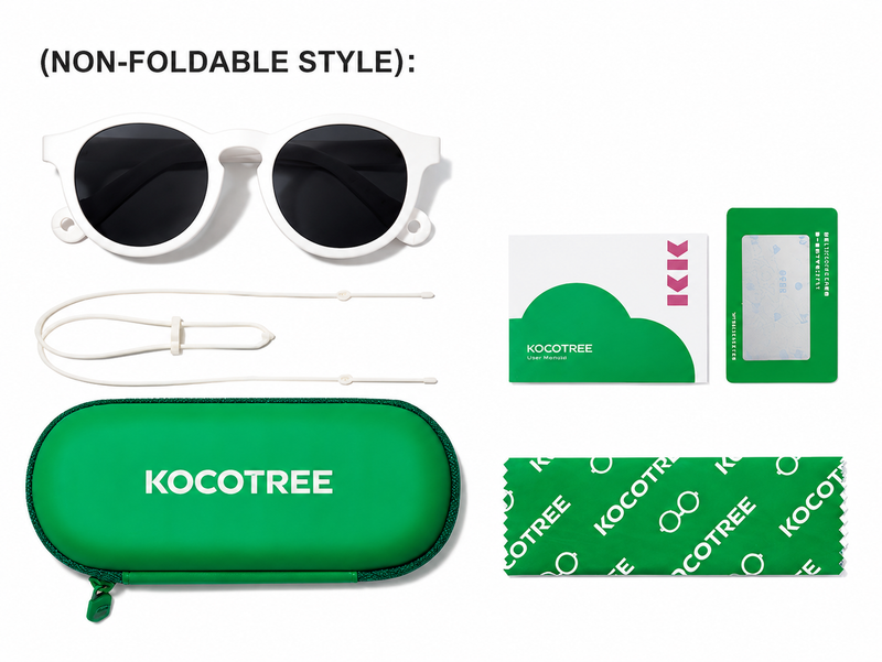 Kids Sunglasses, UV400 Folding Protective Outdoor Frame