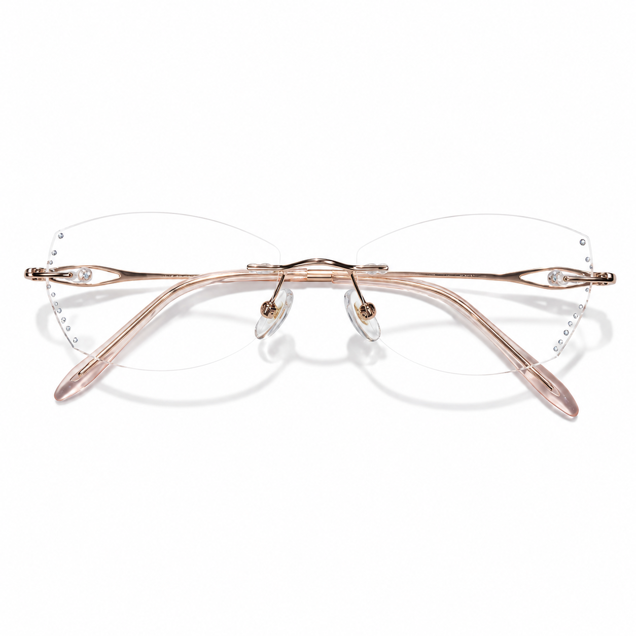 Women Slim Rimless Glasses | Blue Light Eyewear