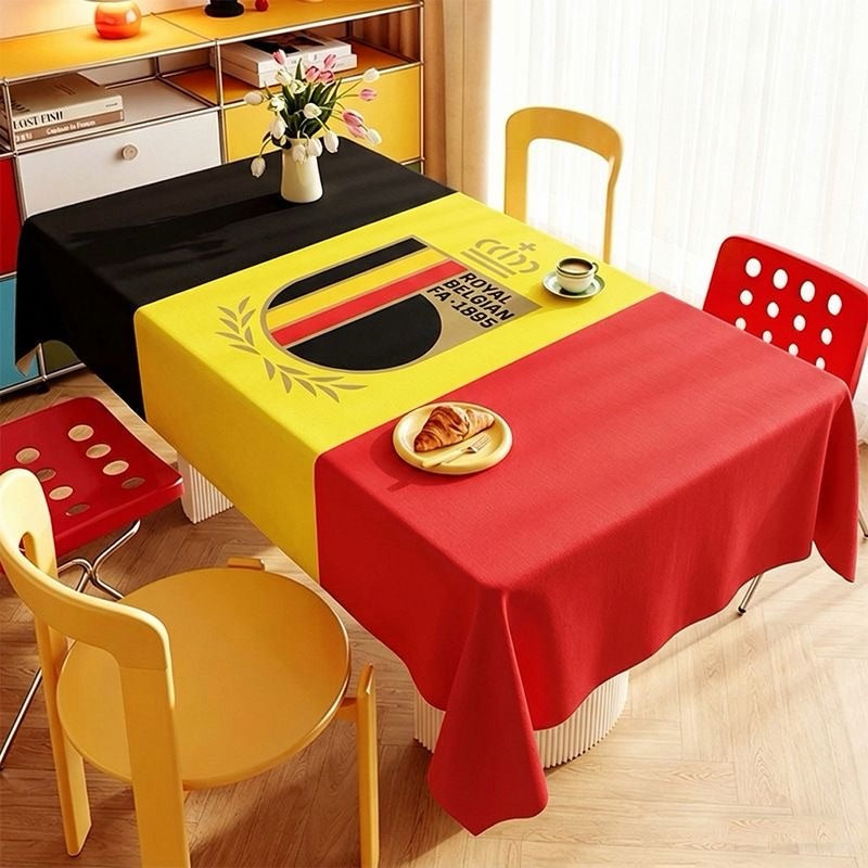 2026 World Cup National Team Tablecloth, 24 Countries & Multiple Sizes Optional