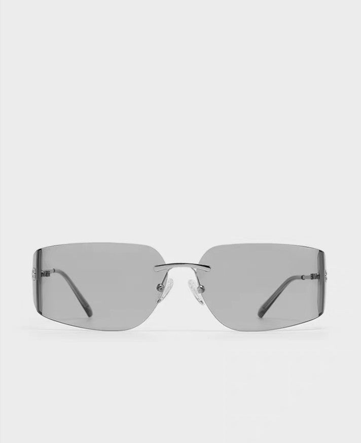 Sunglasses, Rimless Wrap-Around Nylon