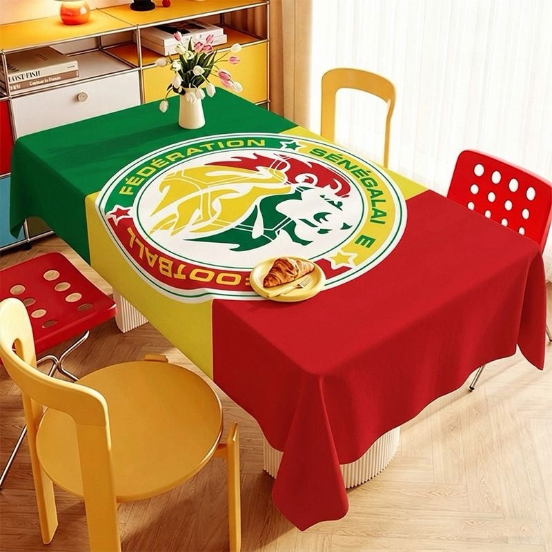 2026 World Cup National Team Tablecloth, 24 Countries & Multiple Sizes Optional