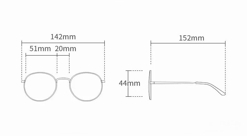 Prescription Sunglasses｜Classic Clubmaster Browline Optical Shades, 6 Frame Colors Available