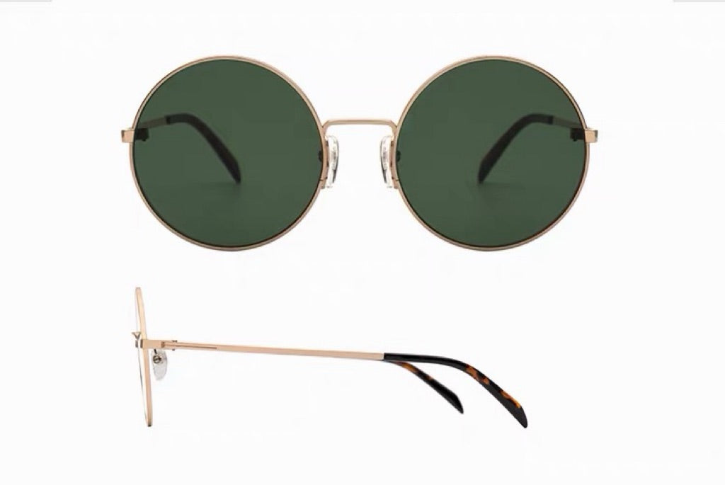 Sunglasses, Vintage Thin Metal Round